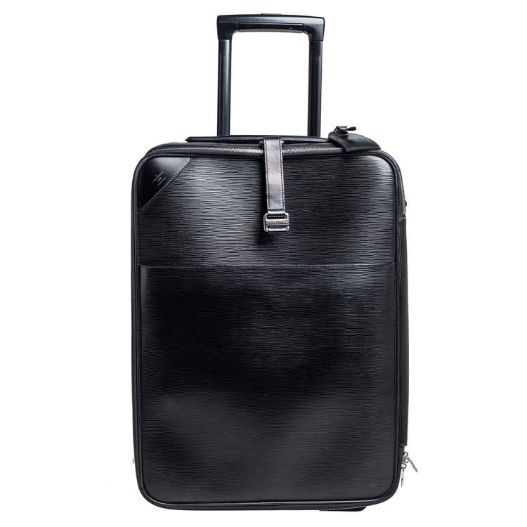 Louis Vuitton Black Epi Leather Pégase 50 Suitcase