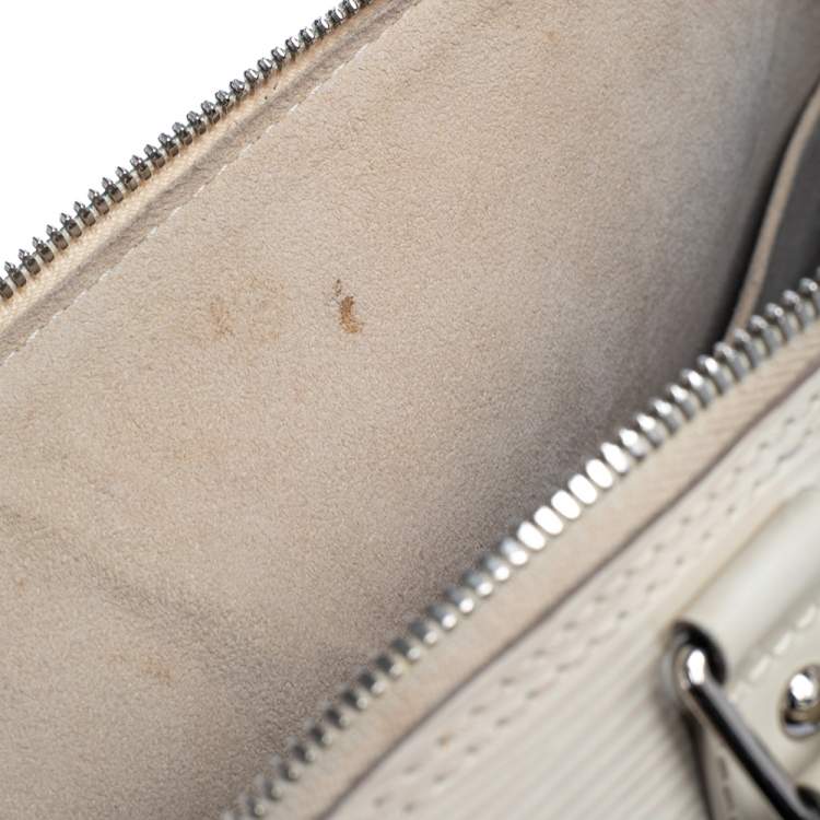 Pre Owned Louis Vuitton Ivorie Epi Leather Alma GM Bag