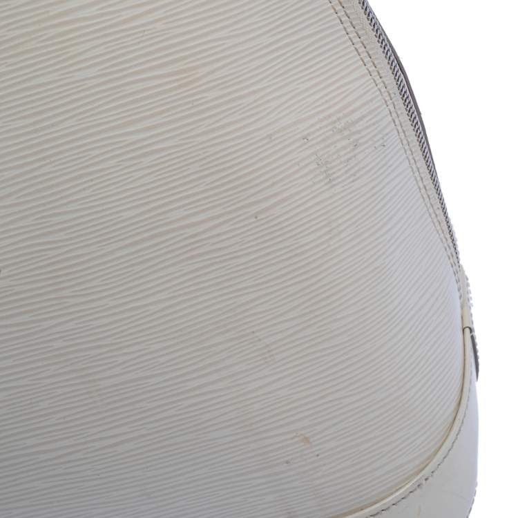 Pre Owned Louis Vuitton Ivorie Epi Leather Alma GM Bag