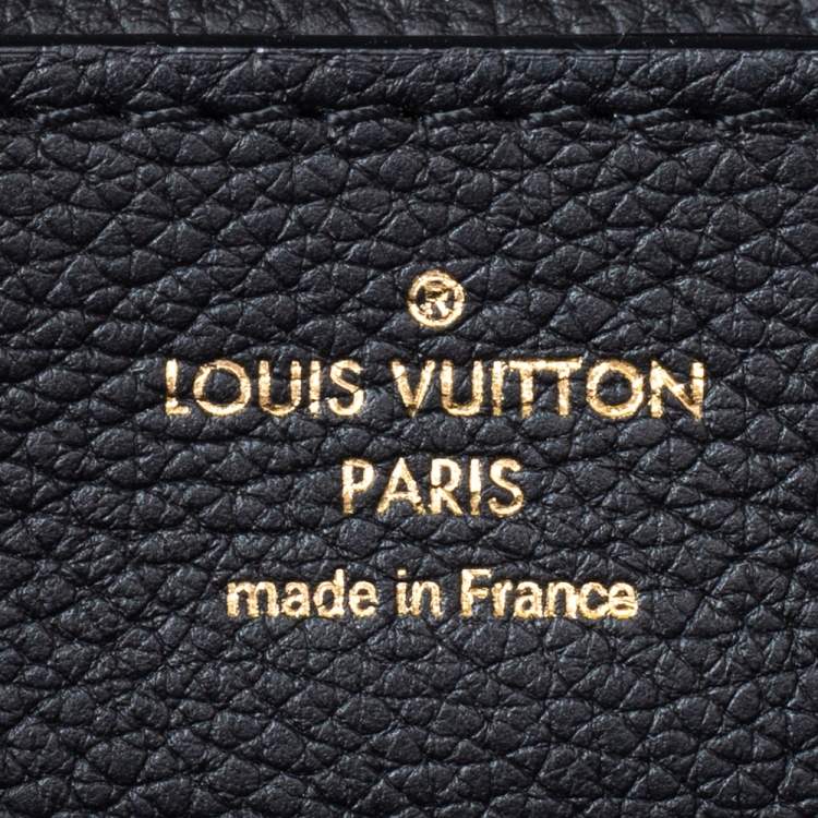 Pre Owned Louis Vuitton Black Leather Lockme Backpack Mini