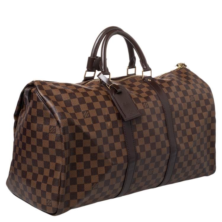 Pre Owned Louis Vuitton Monogram Canvas Keepall 50 Bag