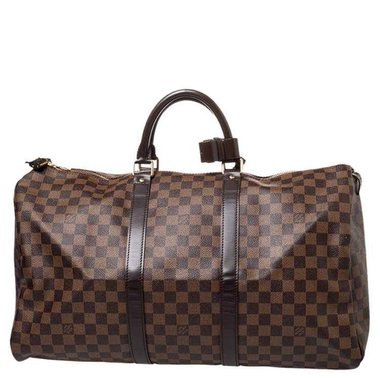 Pre Owned Louis Vuitton Monogram Canvas Keepall 50 Bag