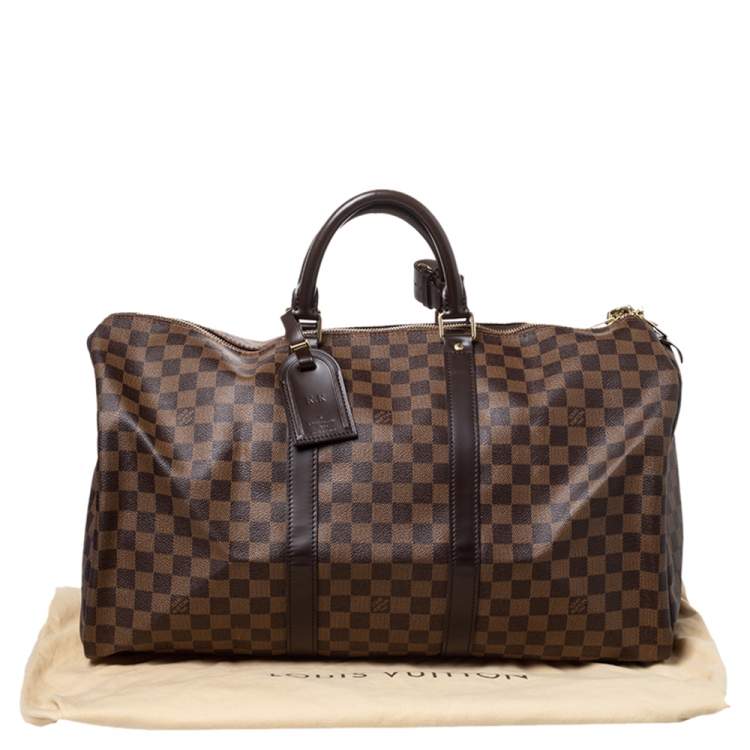 Pre Owned Louis Vuitton Monogram Canvas Keepall 50 Bag