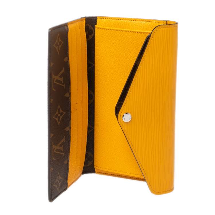 Louis Vuitton Yellow Epi Leather Sarah Wallet Louis Vuitton | The Luxury  Closet
