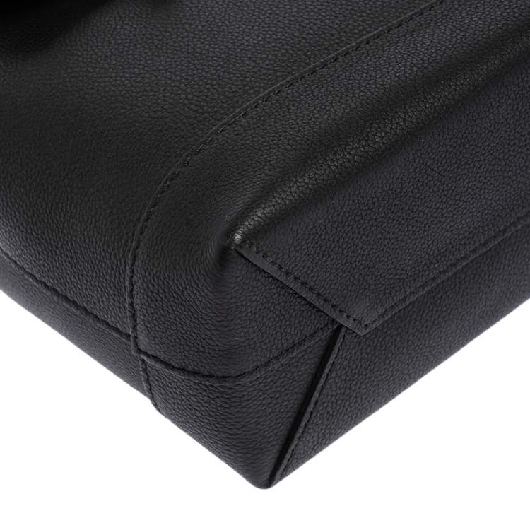 Pre Owned Louis Vuitton Black Calfskin Leather Mini Lockme Backpack