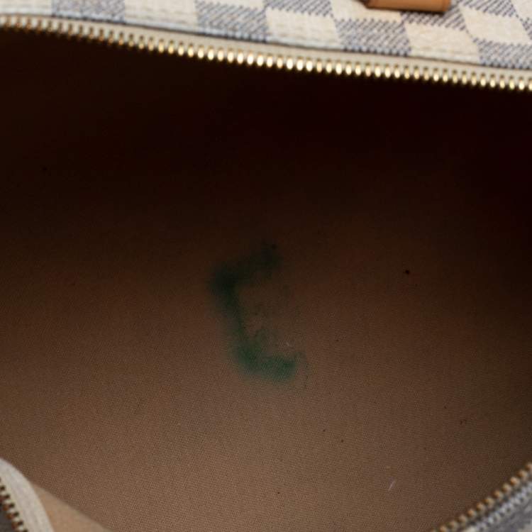 Pre Owned Louis Vuitton Damier Azur Canvas Speedy 30 Bag