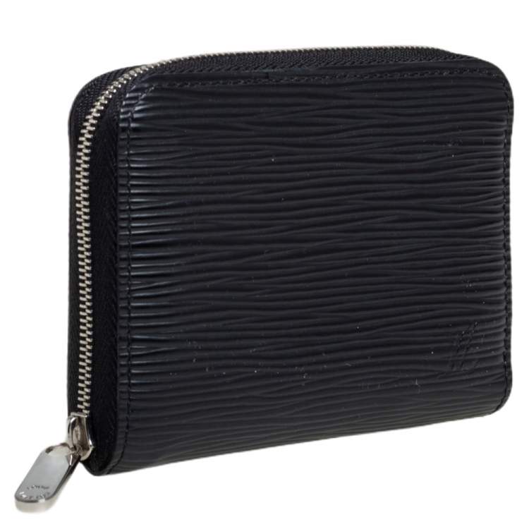 Pre Owned Louis Vuitton Black Epi Leather Zippy Coin Purse