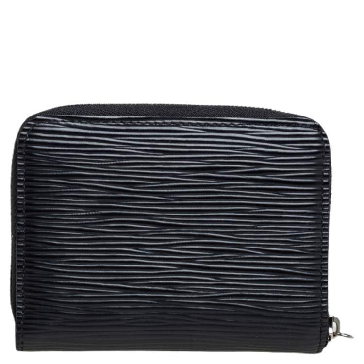 Pre Owned Louis Vuitton Black Epi Leather Zippy Coin Purse