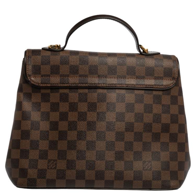 Pre Owned Louis Vuitton Damier Ebene Canvas Bergamo MM Bag