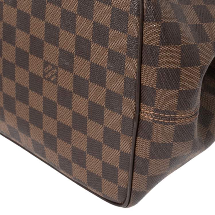 Pre Owned Louis Vuitton Damier Ebene Canvas Bergamo GM Bag