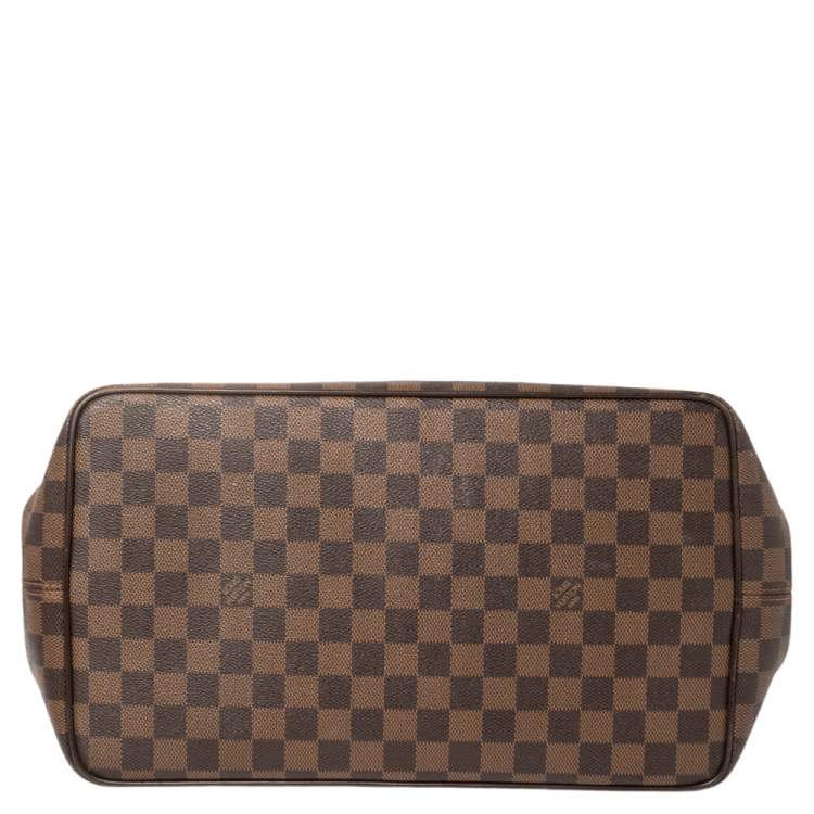 Pre Owned Louis Vuitton Damier Ebene Canvas Bergamo GM Bag