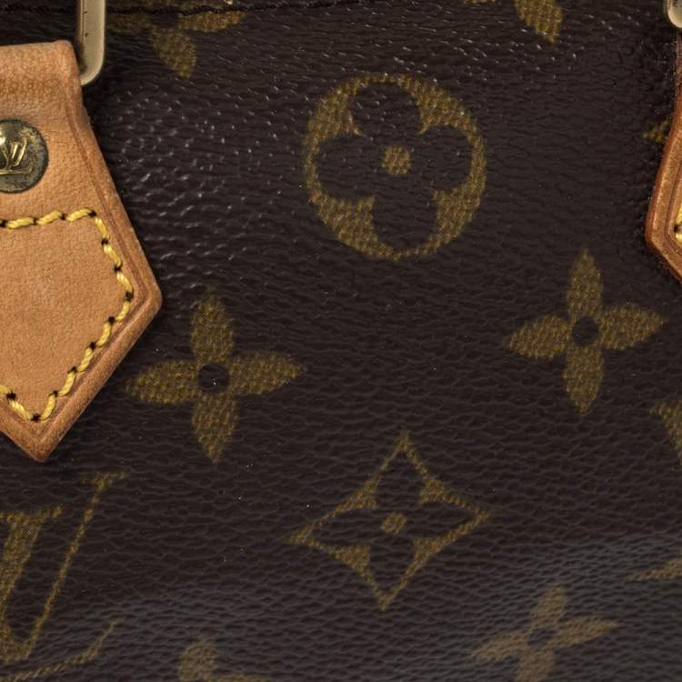 Pre Owned Louis Vuitton Monogram Canvas Speedy Nano Bag