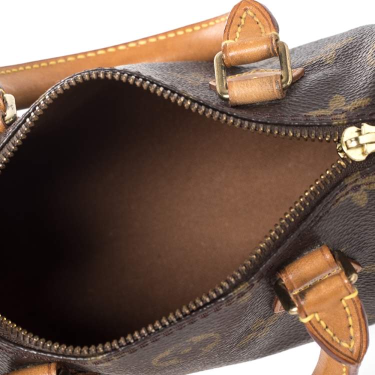 Pre Owned Louis Vuitton Monogram Canvas Speedy Nano Bag