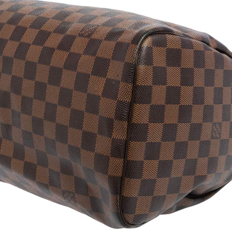Pre Owned Louis Vuitton Damier Ebene Canvas Speedy 30 Bag