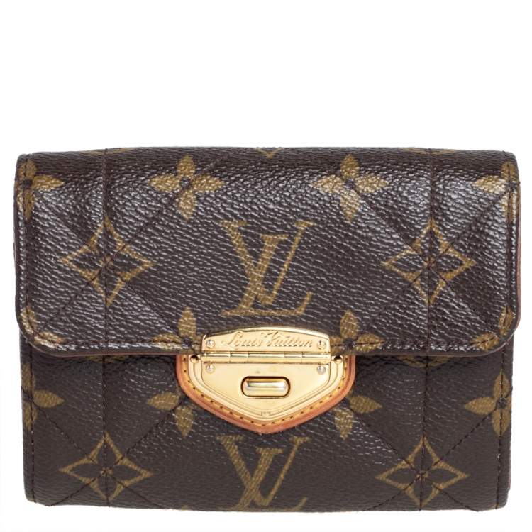 Portefeuille Louis Vuitton Compact Wallet en toile monogram étoile