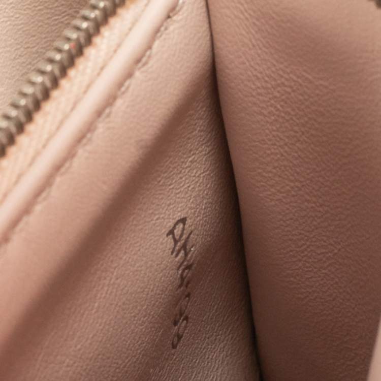 مملوكة مسبقًا Louis Vuitton Galet/Pink Taurillon Leather Capucines MM Bag