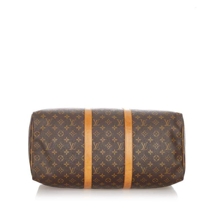 Pre Owned Louis Vuitton Monogram Canvas Keepall 50 Bag