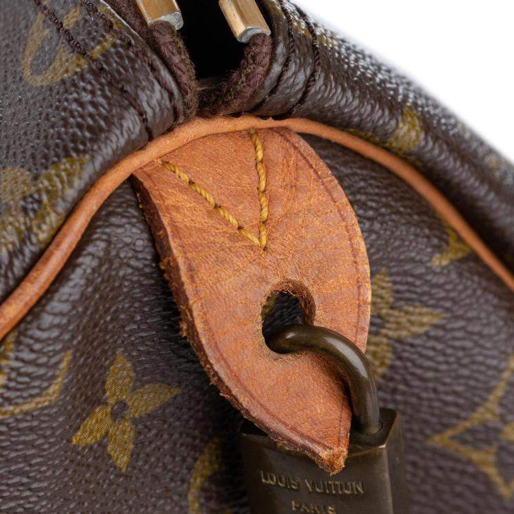 Pre Owned Louis Vuitton Monogram Canvas Speedy 35 Bag