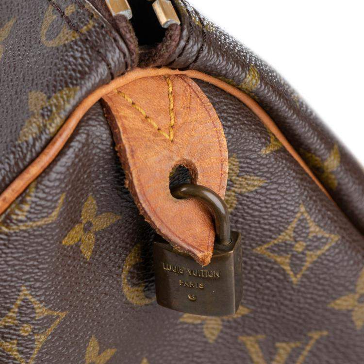 Pre Owned Louis Vuitton Monogram Canvas Speedy 35 Bag