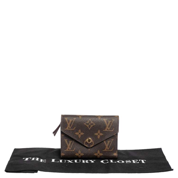 Pre Owned Louis Vuitton Monogram Canvas Victorine Wallet 