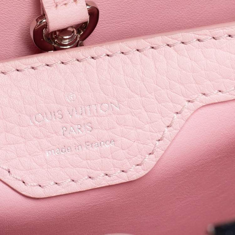 Pre Owned Louis Vuitton Multicolor Taurillon Leather Capucines BB Bag