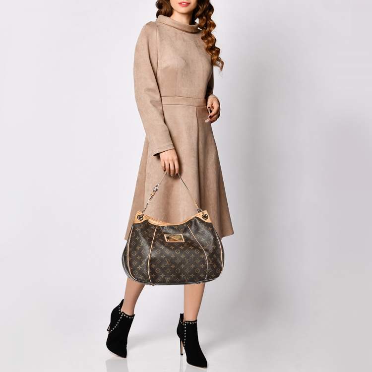 Pre Owned Louis Vuitton Monogram Canvas Galliera PM Bag