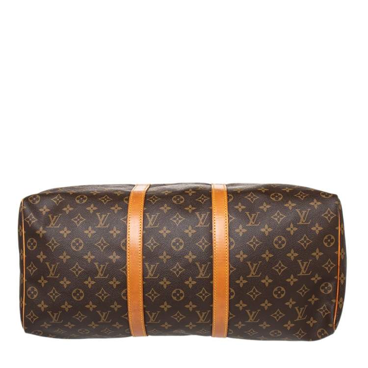 Pre Owned Louis Vuitton Monogram Canvas Keepall 50 Bag