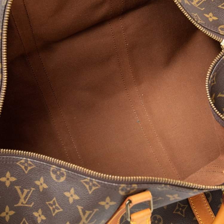 Pre Owned Louis Vuitton Monogram Canvas Keepall 50 Bag