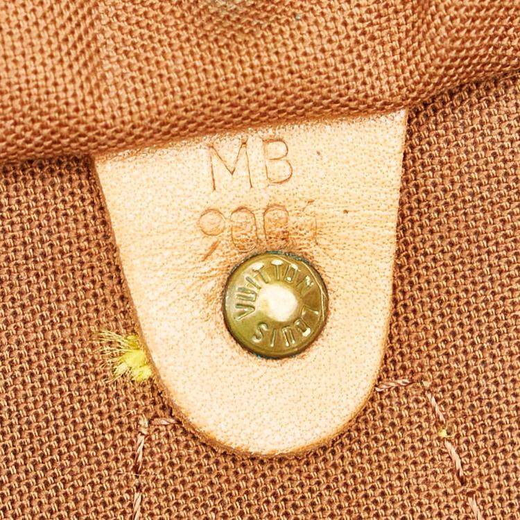Pre Owned Louis Vuitton Monogram Canvas Speedy 40 Bag