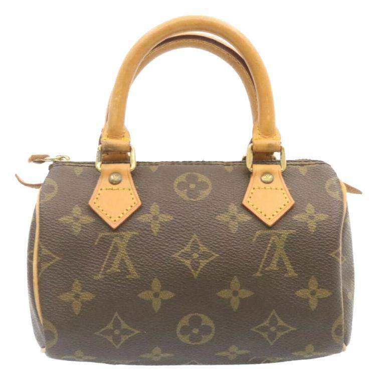 Pre Owned Louis Vuitton Monogram Canvas Speedy Mini Bag