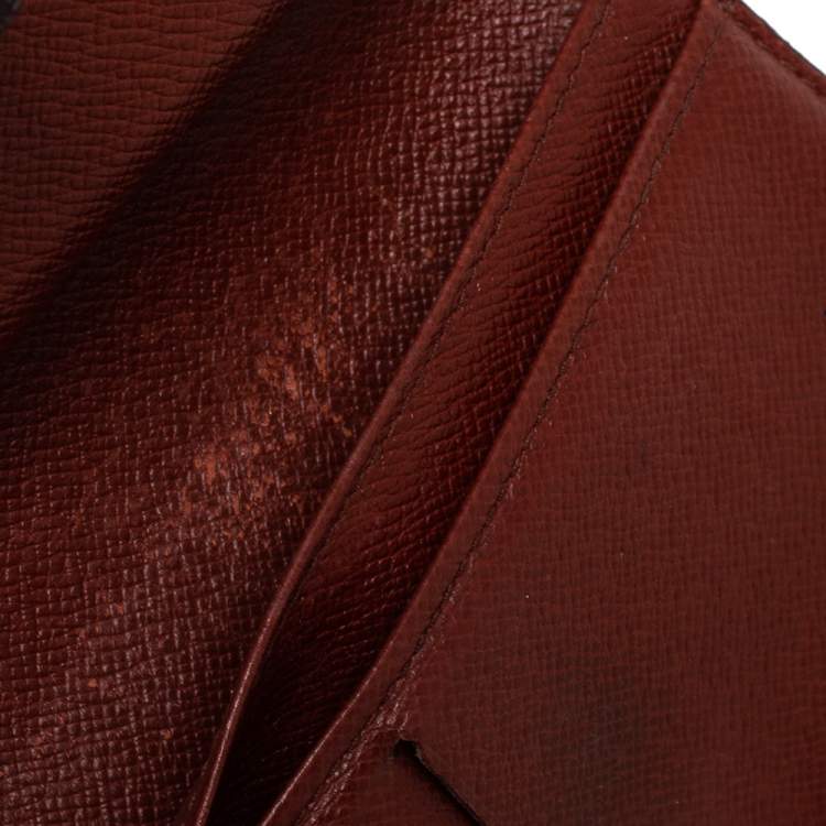 مملوكة مسبقًا Louis Vuitton Monogram Canvas Port Feuille Vienoise French Purse Wallet