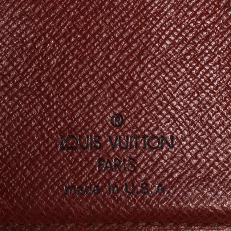 مملوكة مسبقًا Louis Vuitton Monogram Canvas Port Feuille Vienoise French Purse Wallet