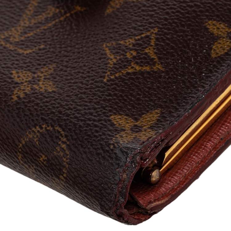 مملوكة مسبقًا Louis Vuitton Monogram Canvas Port Feuille Vienoise French Purse Wallet