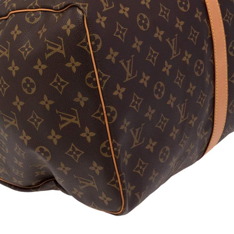 Pre Owned Louis Vuitton Monogram Canvas Keepall 55 bag
