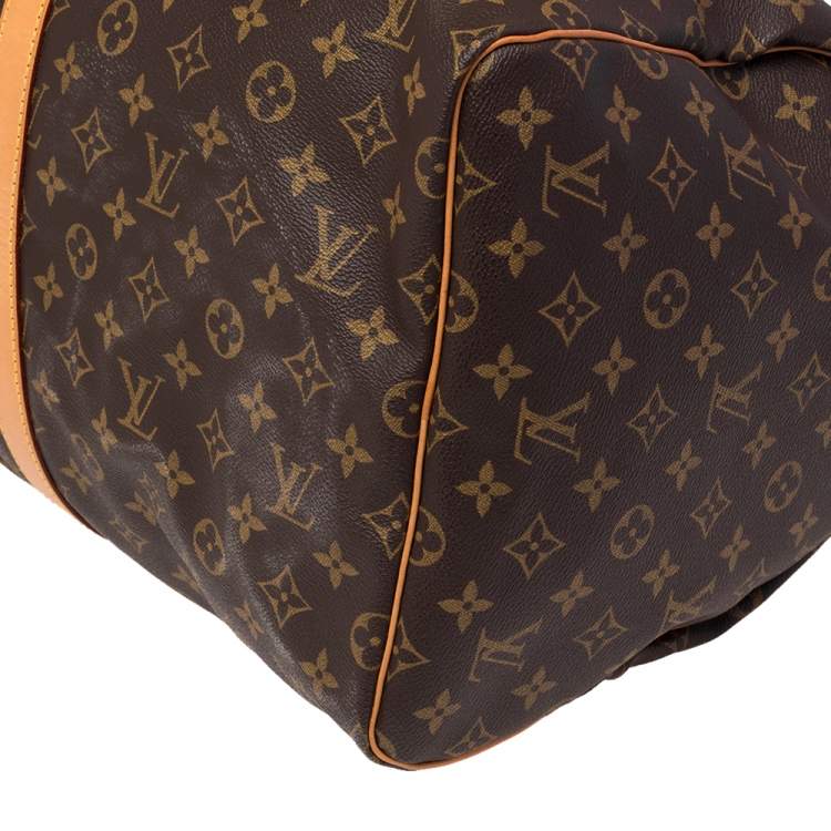 Pre Owned Louis Vuitton Monogram Canvas Keepall 55 bag