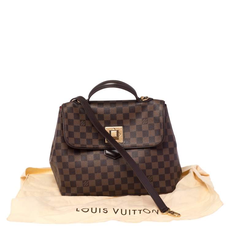 Pre Owned Louis Vuitton Damier Ebene Canvas Bergamo MM Bag
