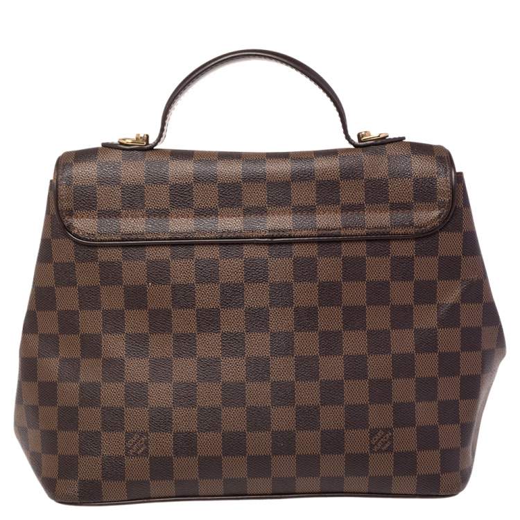 Pre Owned Louis Vuitton Damier Ebene Canvas Bergamo MM Bag