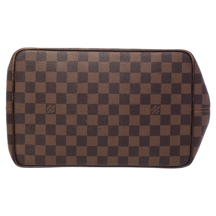 Pre Owned Louis Vuitton Damier Ebene Canvas Bergamo MM Bag