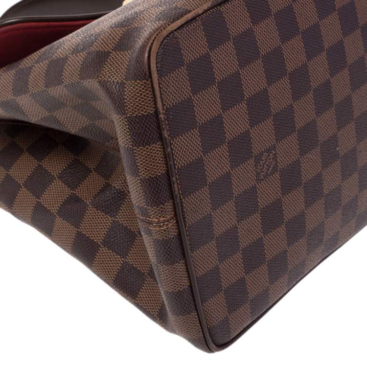 Pre Owned Louis Vuitton Damier Ebene Canvas Bergamo MM Bag