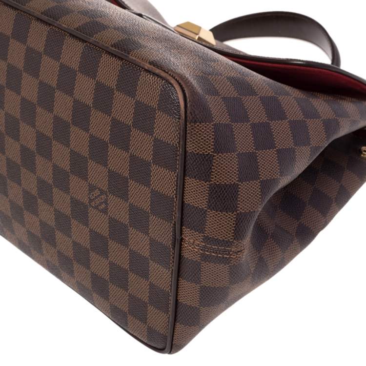 Pre Owned Louis Vuitton Damier Ebene Canvas Bergamo MM Bag