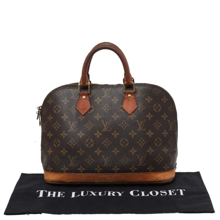 Pre Owned Louis Vuitton Monogram Canvas Alma PM Bag