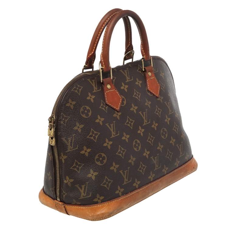 Pre Owned Louis Vuitton Monogram Canvas Alma PM Bag