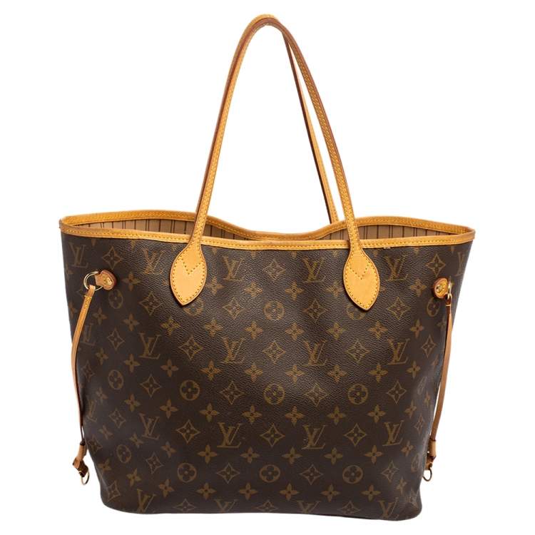 Pre Owned Louis Vuitton Monogram Canvas Neverfull MM Bag