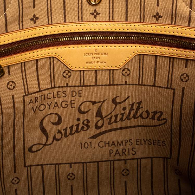 Pre Owned Louis Vuitton Monogram Canvas Neverfull MM Bag