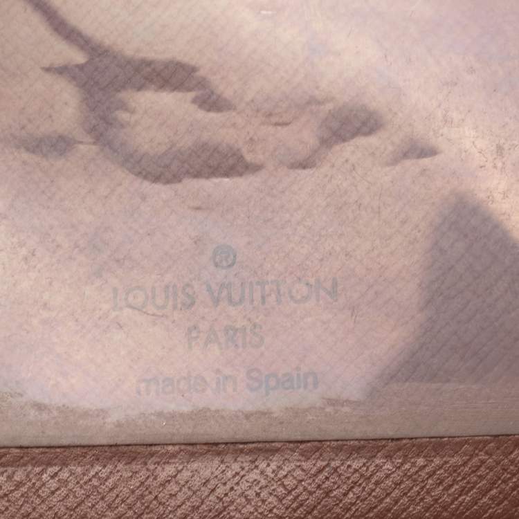 Pre Owned Louis Vuitton Monogram Canvas ID Card Holder Wallet