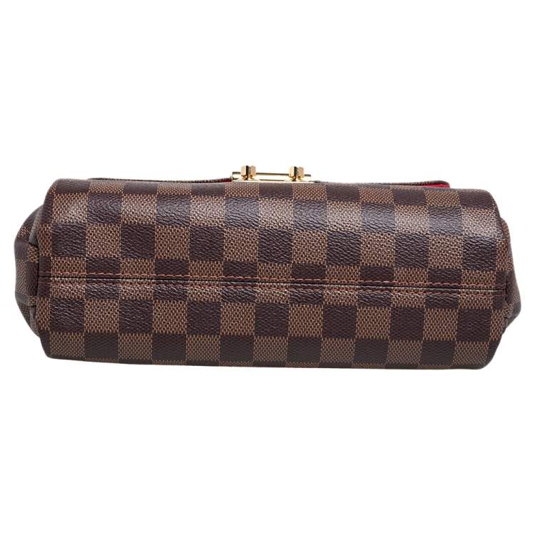 Pre Owned Louis Vuitton Damier Ebene Canvas Croisette Bag