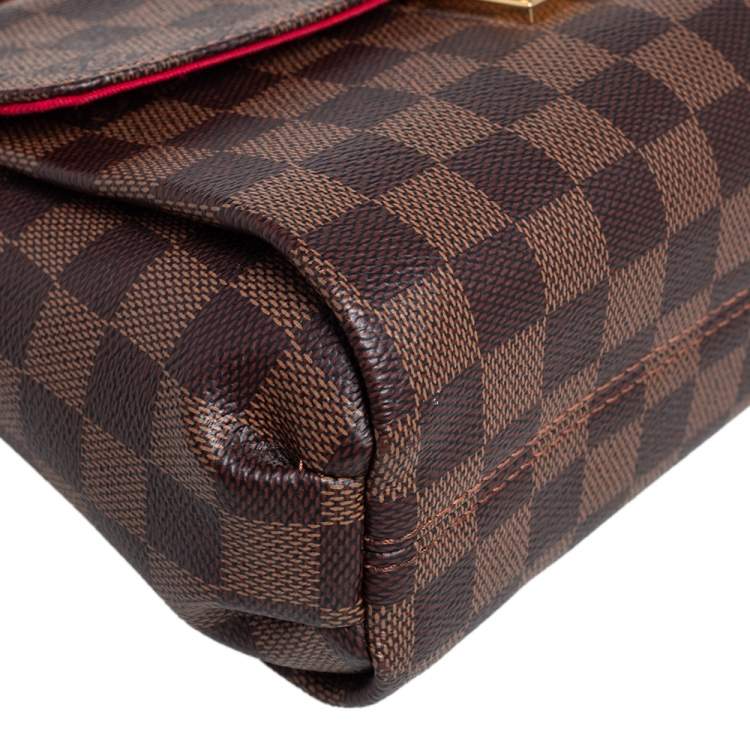 Pre Owned Louis Vuitton Damier Ebene Canvas Croisette Bag