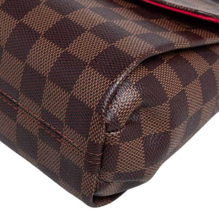 Pre Owned Louis Vuitton Damier Ebene Canvas Croisette Bag