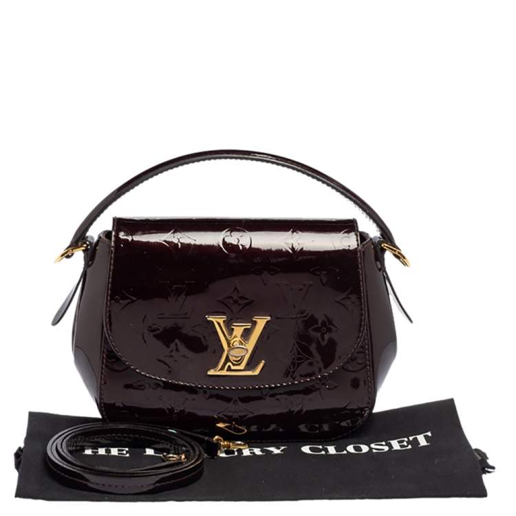 مملوكة مسبقًا Louis Vuitton Amarante Monogram Vernis Pasadena Bag