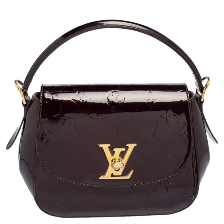 مملوكة مسبقًا Louis Vuitton Amarante Monogram Vernis Pasadena Bag